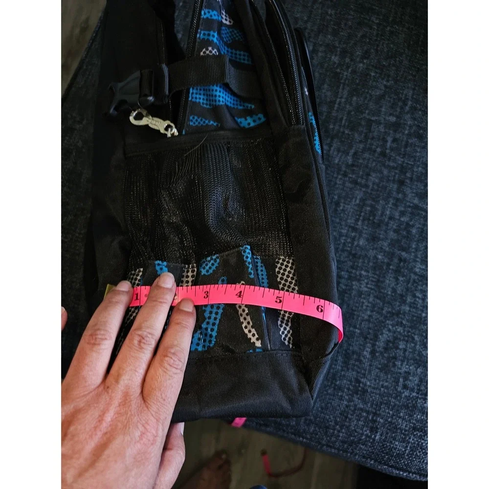 Jiebo Sport Backpack Unisex Large Black Blue Flame Graphic School Gym